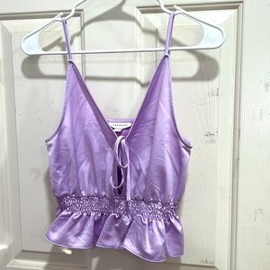 TOPSHOP Lavender Top